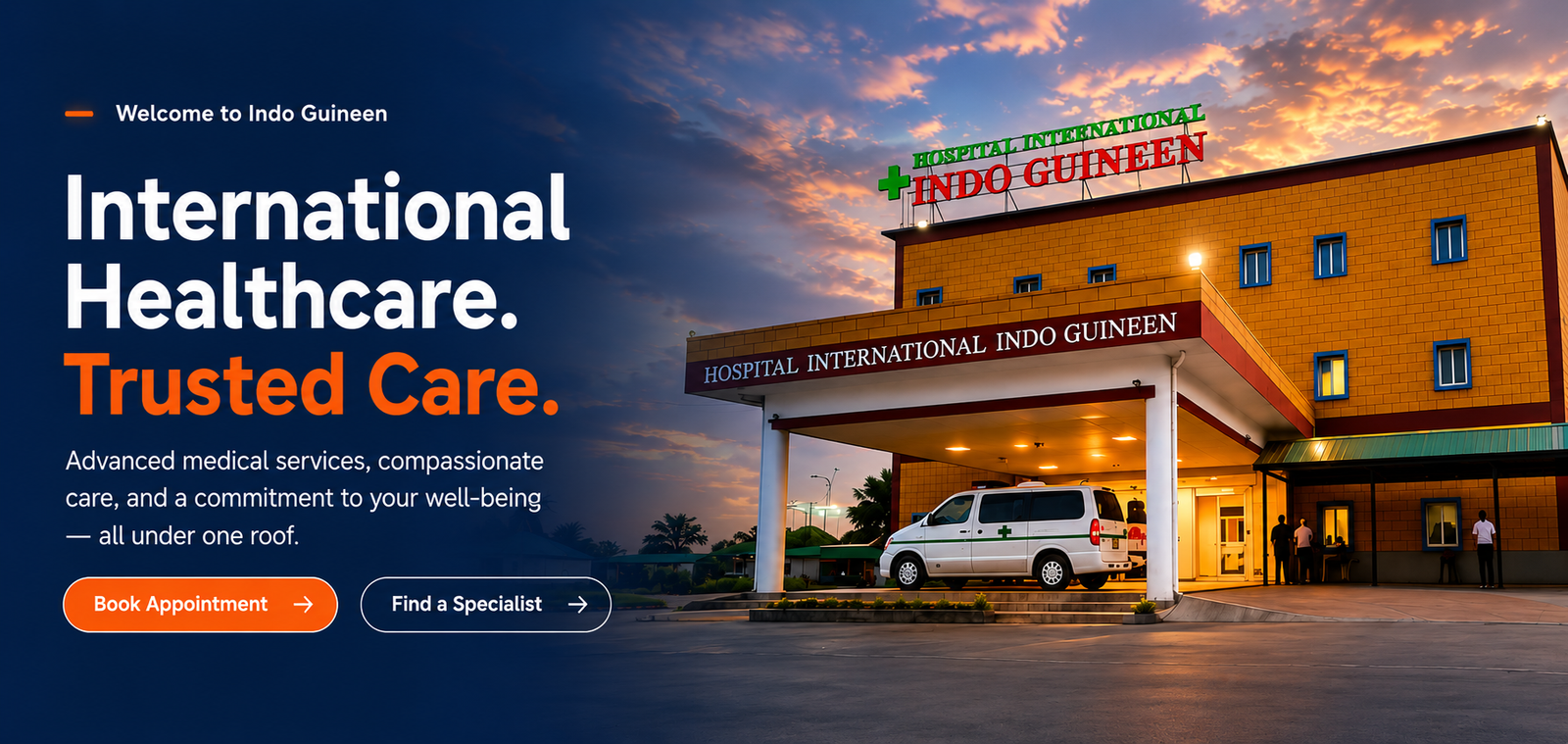 Hospital Indo Guineen Banner